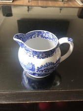 Spode Italian Blue & White Small Milk Cream, Sauce  Jug Ceramic Table Ware