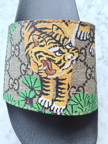 Gucci tiger slides size - gucci, 9.5