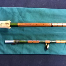 Rare Vintage C Farlow The Avon Rod 9ft 6" split cane coarse fishing rod