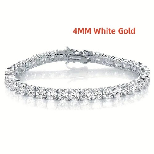 S925 sterling silver tennis - silver,