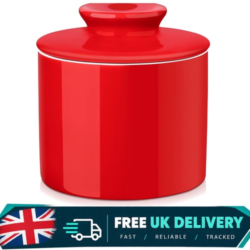 Porcelain butter keeper crock - porcelain,