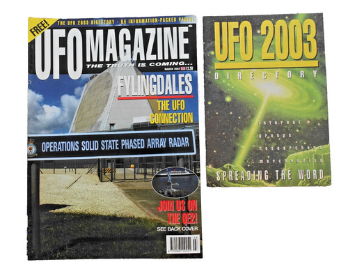 Vintage ufo magazine march - ufo,