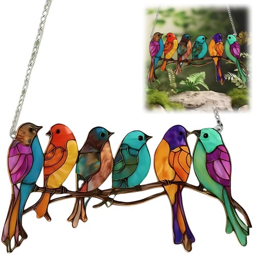 Garden suncatcher birds - garden,