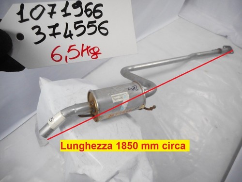 Silencer central exhaust - central,