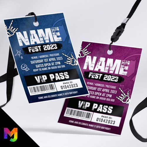 Personalised festival party - personalised,