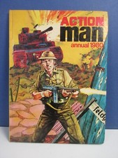 original VINTAGE ACTION MAN BOOK ANNUAL 1980 comic GOOD CONDITION 7207