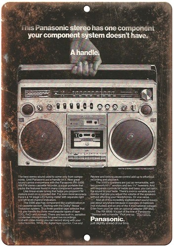 Panasonic boombox ghetto - panasonic,