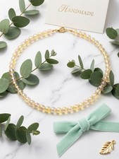Hand made beaded necklace - hand,