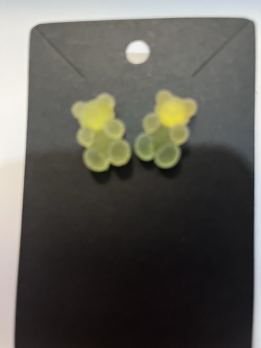 Cute colourful gummy bear - colourful,