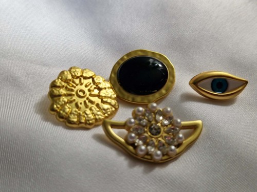 Lot gold tone - lot, 4