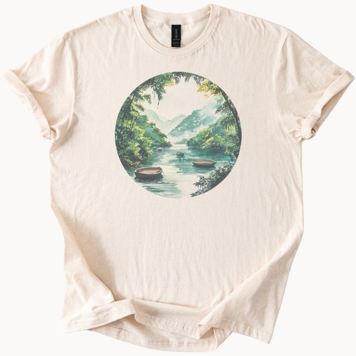 Mountain lake shirt scenic - mountain,
