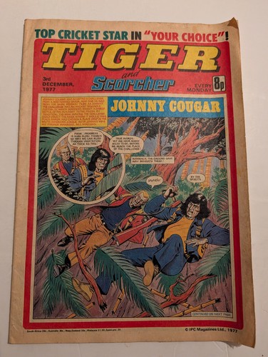 Tiger and scorcher comic 3rd - and,