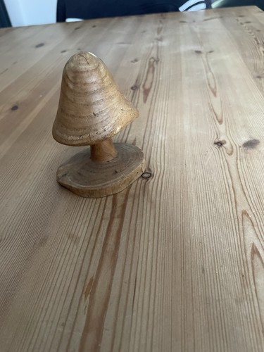Handmade carved turned wooden - handmade,