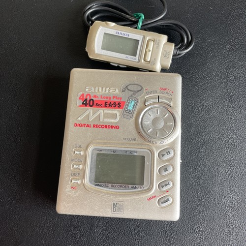 Aiwa f70 minidisc - am-f70, recorder