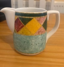 Royal Doulton Japora Milk Jug Height 4” Mosaic Trim Excellent Hardly Used