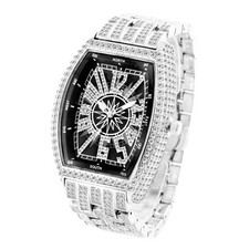 Luxury Men Tonneau Watch
