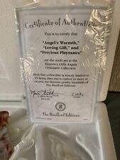 HEAVENS LITTLE ANGELS HANGING ORNAMENTS 6th SET DONA GELSINGER BRADFORD EDITIONS