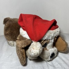 Vintage Sad Sam Soft Plush Toy Christmas Hat Applause 1986 12”