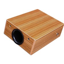 1-Portable Traveling Cajon Box Drum Flat Hand Drum Wooded Percussion