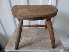Vintage Wooden Milking Stool
