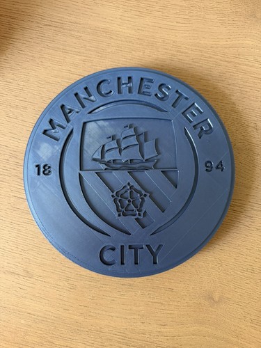 Manchester city badge 3d - fc,