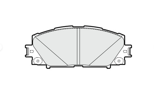 Apec blue brake pads front - brake,