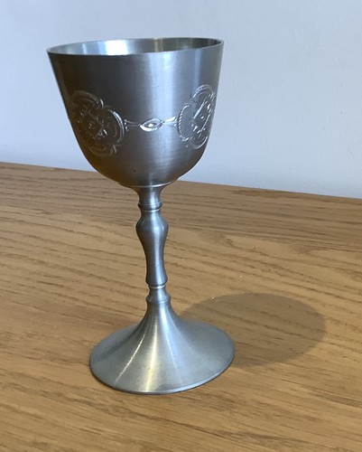 English pewter goblet - 15, cms
