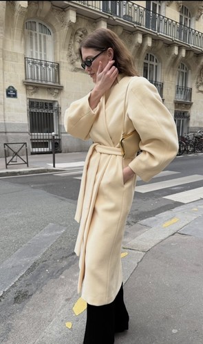 Zara oversized wool blend coat - zara,