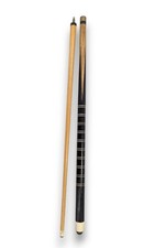 TJB Pool Cue with Case Two-Piece Billiards Snooker, 145CM - G39