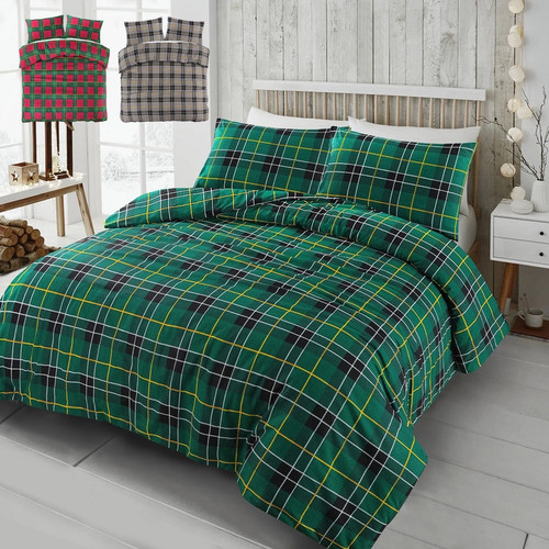 Warm cozy tartan - warm, duvet