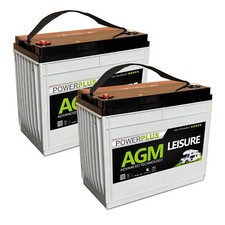 2 x AGM L160 160ah Deep Cycle
