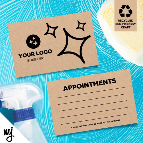 Kraft appointment cards eco - kraft,