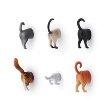 Set of 6 Cat Butt Fridge