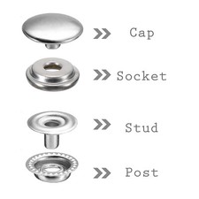 17mm Heavy Duty Press Studs