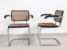 Gavina - Marcel Breuer - Chair (2) - Cesca - Steel, Wood, Vienna Straw -