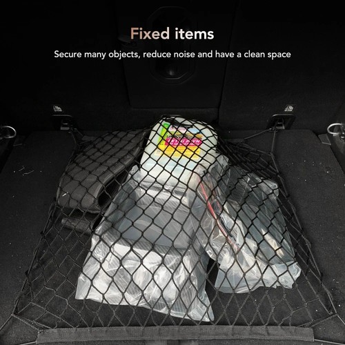 Car rear cargo net - car, trunk