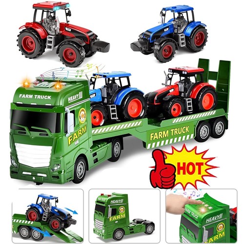 Large farm flatbed truck - farm,