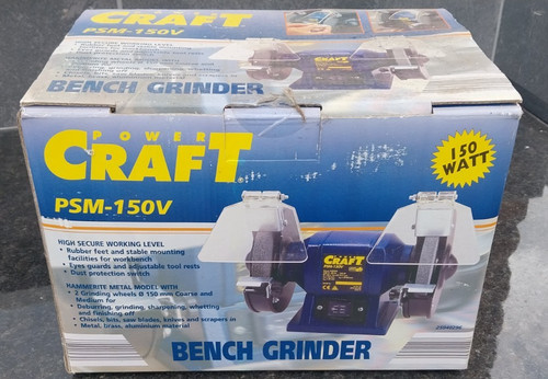 Power craft bench grinder - power,