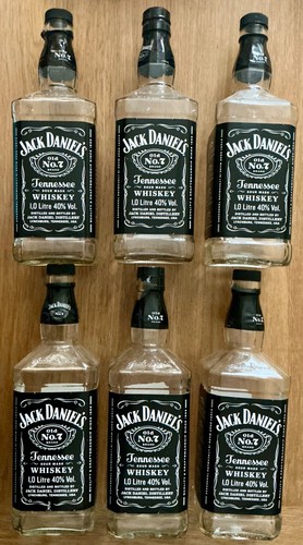 Empty jack daniels 1 litre - 6,