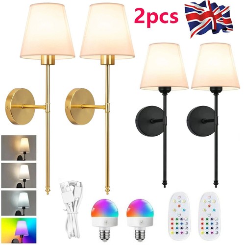 Wireless wall lights rgb - 2x,