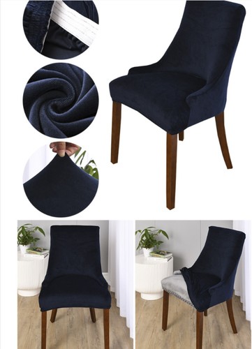 Premium velvet wingback dining - premium,