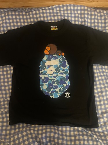 Bape baby milo print shirt - baby,