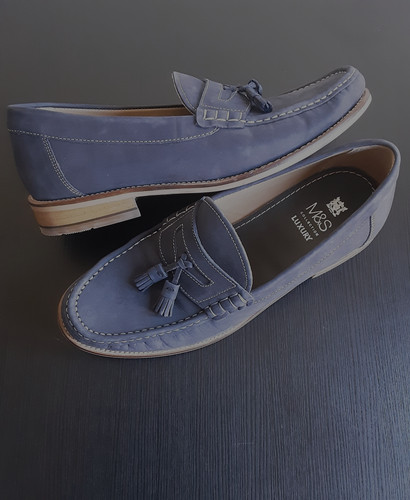 Nubuck leather loafers - ,