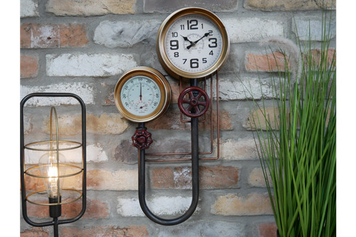 Industrial retro pipe wall - industrial,