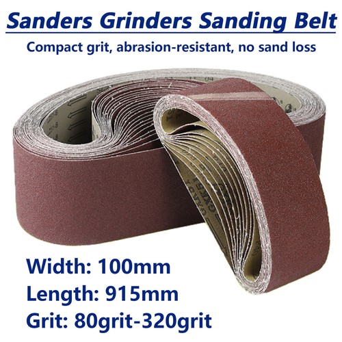 Durable sanding belts x - 4'',