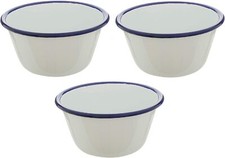 White Falcon Enamel Blue Rim