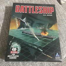 Battleship CD ROM Multi Player Vintage Computer Game Hasbro Interactive