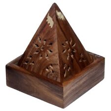 SHEESHAM WOOD PYRAMID ELEPHANT