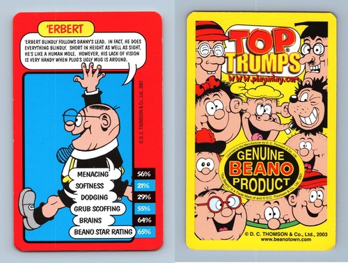 Erbert the beano 2003 top - erbert,