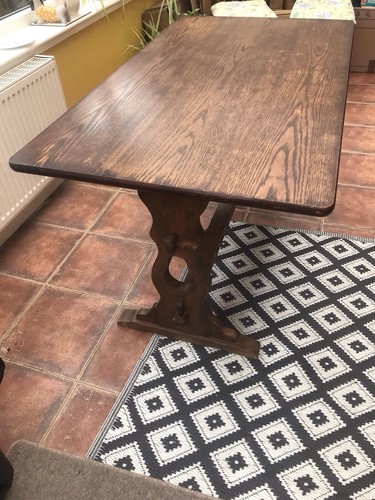 Vintage mid century refectory - vintage, mid-century